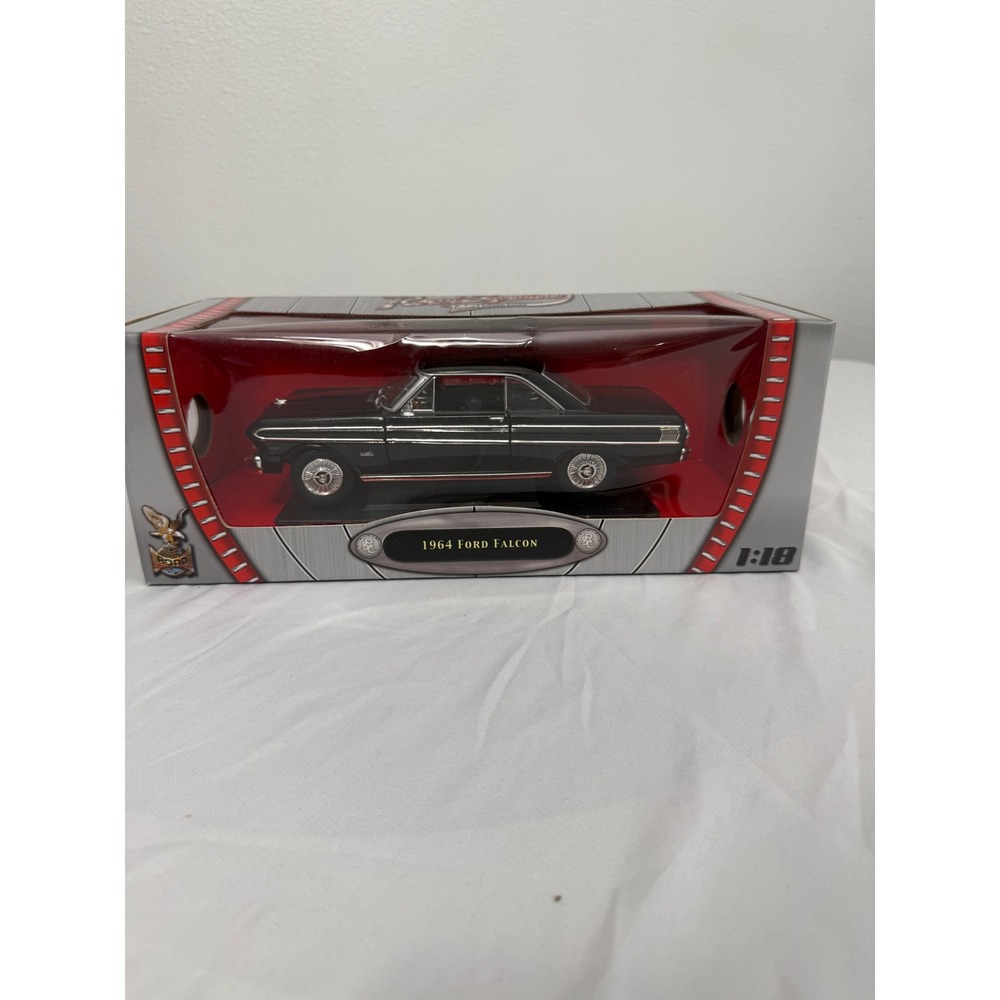 Road Signature 1964 Ford Falcon 1:18 Scale Diecast Model Car Black New In Box